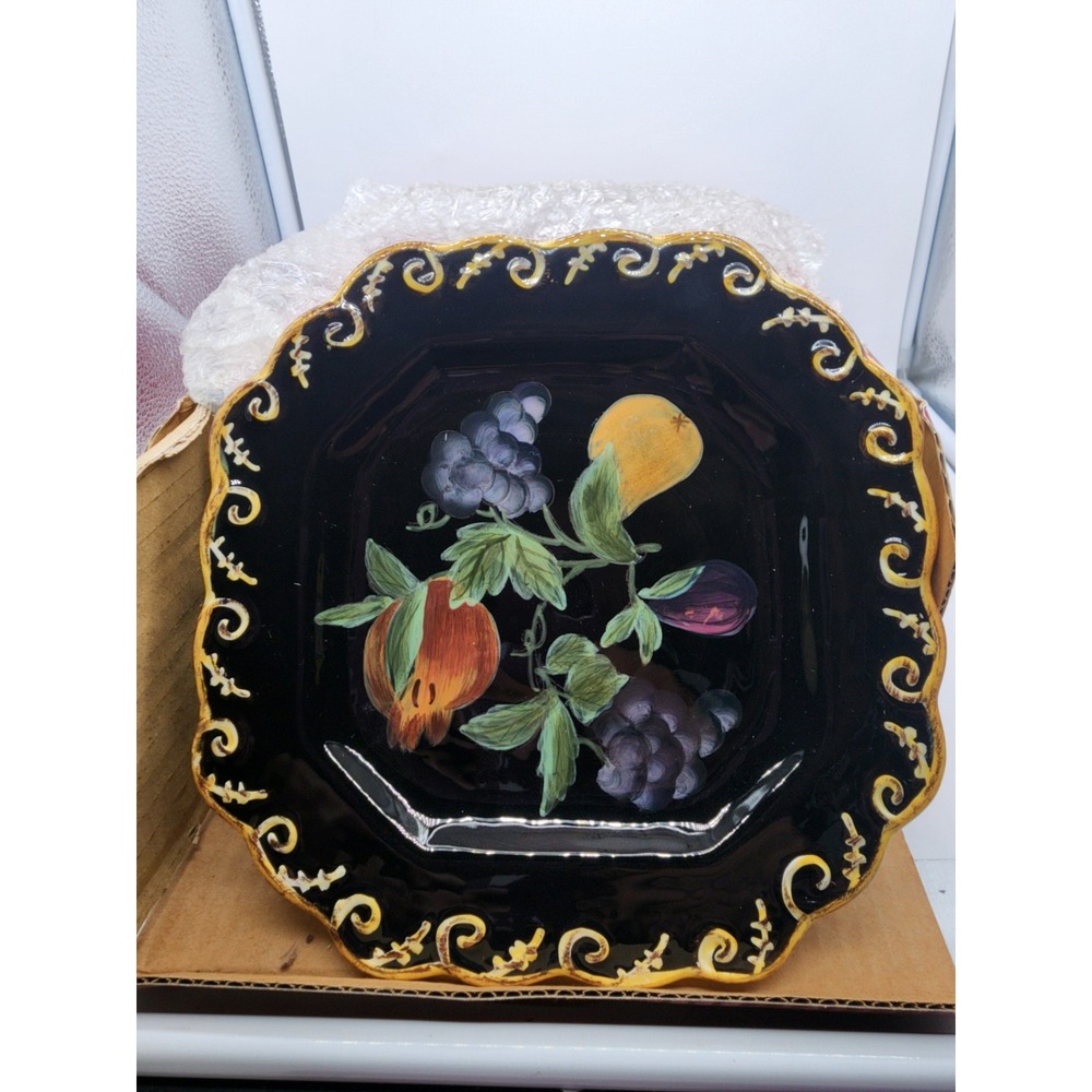 Raymond Waites Pompeii Salad Dessert Plates Set 4 Certified International 4172